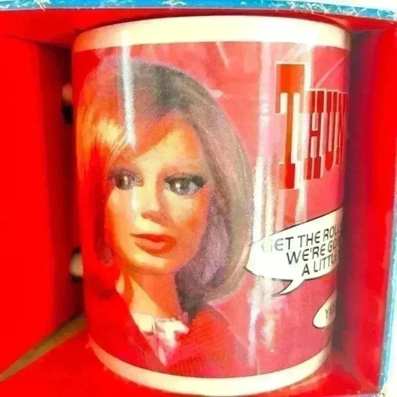 THUNDERBIRDS COFFEE MUG CARLTON  COLLECTION YOUR FAVORITE CARACTER RARE - Picture 1 of 7